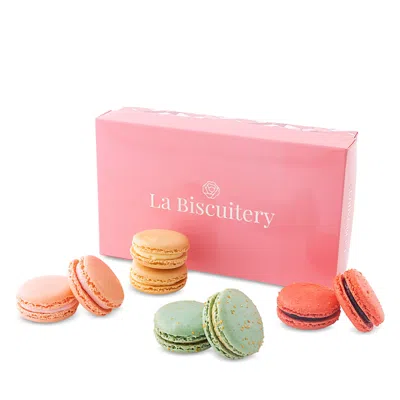 La Biscuitery La Vie En Rose Box Of 12 Macarons In No Color