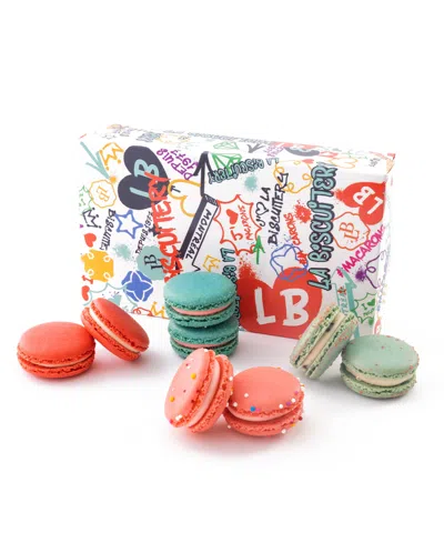 LA BISCUITERY THE GRAFFITI EDITION BOX OF 12 MACARONS