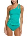 La Blanca 2pc One-shoulder Tankini Set