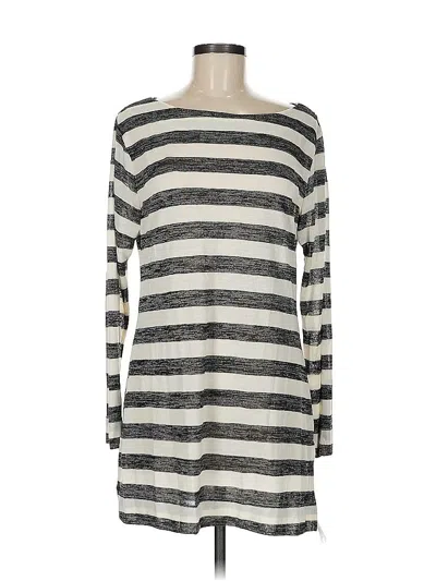 Pre-owned La Blanca 3/4 Sleeve T-shirt In Silver