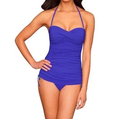 La Blanca Adjustable One Piece Swimsuit In Cobalt In Blue