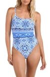 La Blanca Alboran One-piece Swimsuit In Blue
