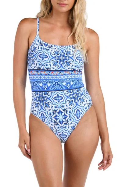 La Blanca Alboran One-piece Swimsuit In Blue
