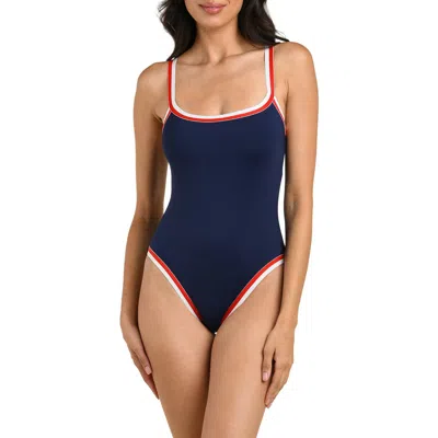 La Blanca Americana Lingerie One-piece Swimsuit In Purple