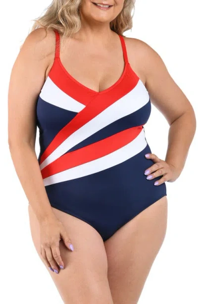 La Blanca Americana One-piece Swimsuit In Multi