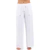 La Blanca Delphine Beach Cover Up Pants In White