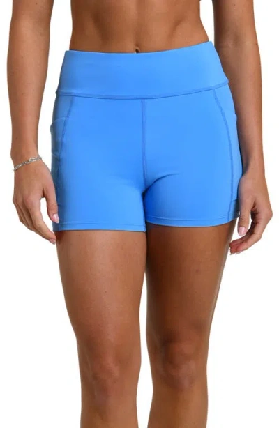 La Blanca Biker Shorts In Blue