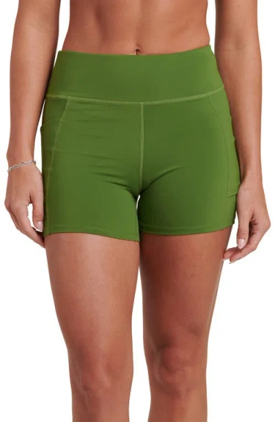 La Blanca Biker Shorts In Green