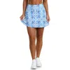 La Blanca Blue Tile Active Skort In Blue