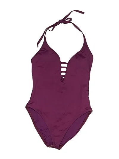 Pre-owned La Blanca Bodysuit In Purple