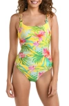 La Blanca Calypso One-piece Swimsuit In Yellolw Multi