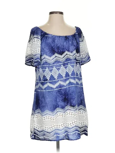 Pre-owned La Blanca Casual Dress In Blue