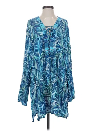Pre-owned La Blanca Casual Dress In Blue