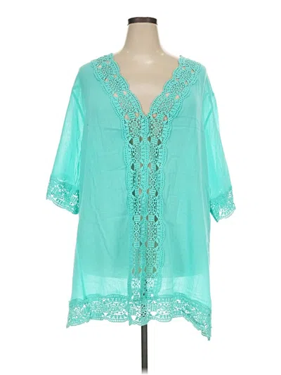Pre-owned La Blanca Casual Dress In Teal