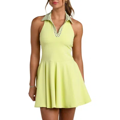 La Blanca Checkpoint Tennis Dress In Green