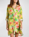 LA BLANCA CLAYPSO CAMP SHIRT