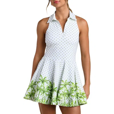 La Blanca Club Palm Tennis Dress In White