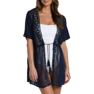 La Blanca Coastal Cover-up Wrap In Blue