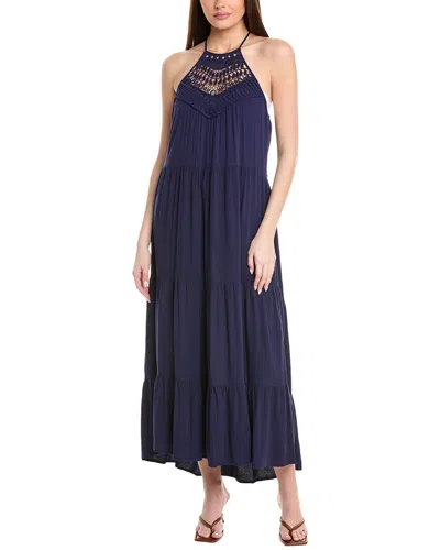 LA BLANCA LA BLANCA COASTAL COVERS HALTER MIDI DRESS