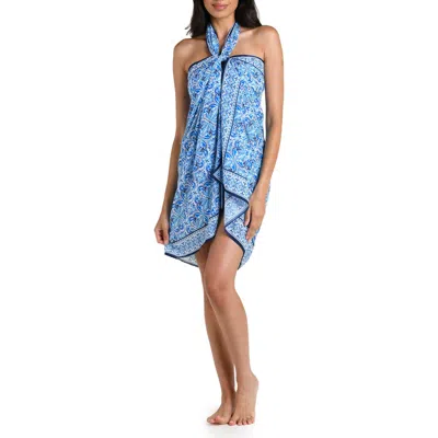 La Blanca Costa Azul Cover-up Sarong In Black