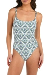 La Blanca Deja Blue One-piece Swimsuit