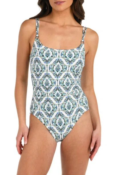 La Blanca Deja Blue One-piece Swimsuit