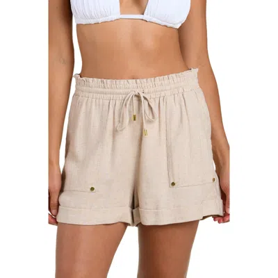 La Blanca Delphine Coast Cover-up Shorts In Blue