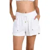 La Blanca Delphine Coast Cover-up Shorts In White