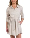 La Blanca Delphine Cover-up Shirtdress In Gray
