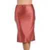 La Blanca Shirred Skirt With Side Slits