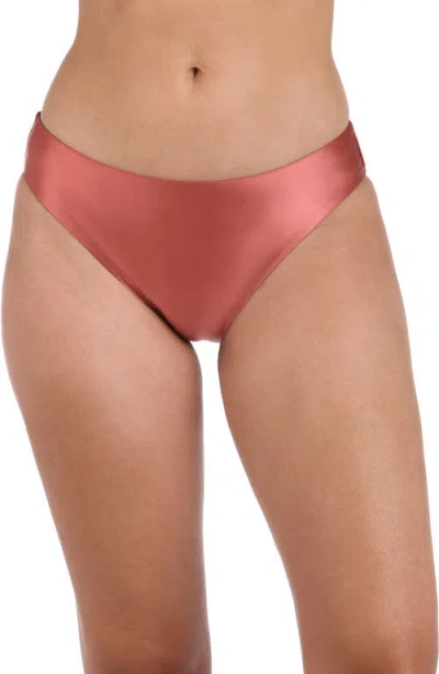 La Blanca Earth Hipster Bikini Bottoms In Sienna