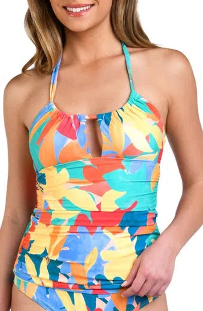 La Blanca Fantasy Resort Bandeau Bikini Top In Multi