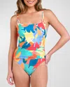 La Blanca Fantasy Resort One-piece Swimsuit In Multi