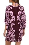 La Blanca Fiji Open Front Cover-up In Multi