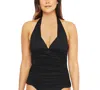La Blanca Halter Tankini Top