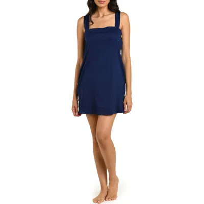 La Blanca Harbor Breeze Cover-up Dress In Blue
