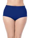 La Blanca Hi-rise Swim Bottom - Plus In Midnight In Multi