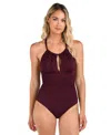 La Blanca High Neck One-piece Swimsuit