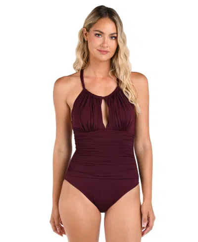La Blanca High Neck One-piece Swimsuit