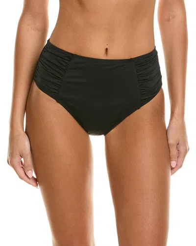 La Blanca High-waist Bikini Bottom In Black