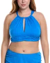 La Blanca Island Goddess High Neck Bikini Top