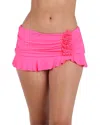 La Blanca Island Goddess Ruffle Skirted Bikini Bottoms