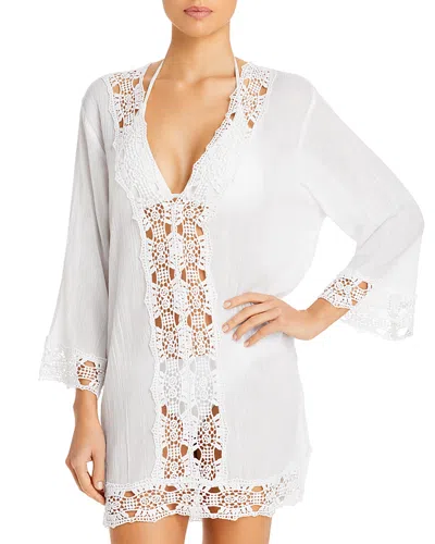 LA BLANCA ISLAND FARE TUNIC SWIM COVER-UP,LA8LR55