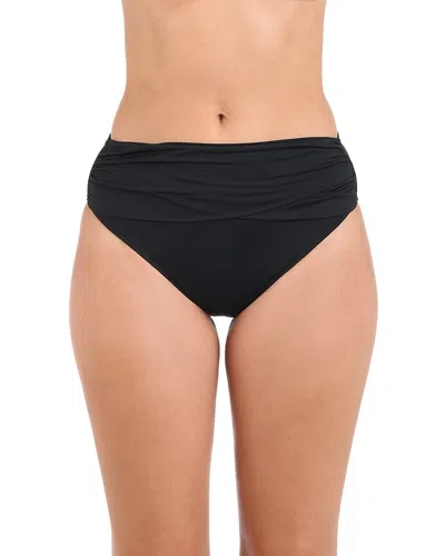 La Blanca Island Goddess Bikini Bottom In Black