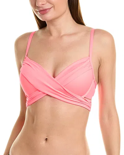 La Blanca Island Goddess Bikini Top In Pink