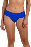 La Blanca Island Goddess Hipster Bikini Bottoms In Blue