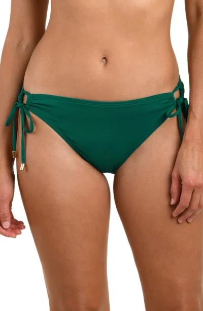 La Blanca Island Goddess Hipster Bikini Bottoms In Green