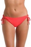 La Blanca Island Goddess Hipster Bikini Bottoms In Guava