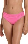 La Blanca Island Goddess Hipster Bikini Bottoms In Pink