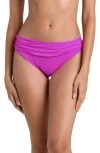 La Blanca Island Goddess Hipster Bikini Bottoms In Purple